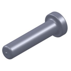 D10x100 Fejes csap SD1 acél S235J2 + C470 (3/8)