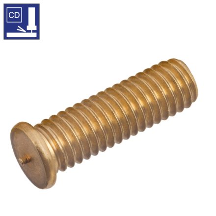 M3x12 réz, CuZn 37 (Ms 63) csavar PT