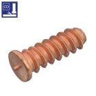 S5x18 acél, 4.8 rezezett csúcsgyújtásos metrikus csavar