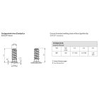 S5x18 SA acél, 4.8 rezezett ívhúzásos metrikus csavar KZ