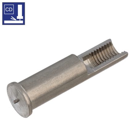 M4x6xD6x20 rozsdamentes acél, A2-50 / 1.4301 belsőmenetes csap IT