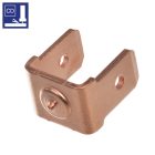 Dupla hegesztőfül 6,3 F2 acél, rezezett S-185