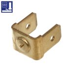 Dupla hegesztőfül 6,3 F2 sárgaréz CuZn 37 (Ms 63)