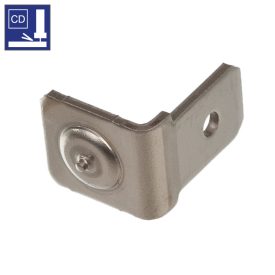 Szimpla hegesztőfül 6,3 F1 alumínium EN AW AlMg3