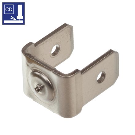 Dupla hegesztőfül 6,3 F2 alumínium EN AW AlMg3