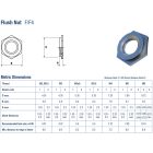 Süllyesztett besajtolható rozsdamentes anya M5-2