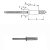 Popszegecs 6,4x17 süllyesztett fejű acél/acél, átfogás 4,3-12