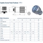 Besajtolható elveszíthetetlen csavar M5-0