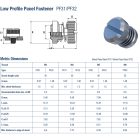Besajtolható elveszíthetetlen csavar, alacsony kivitel M5-30