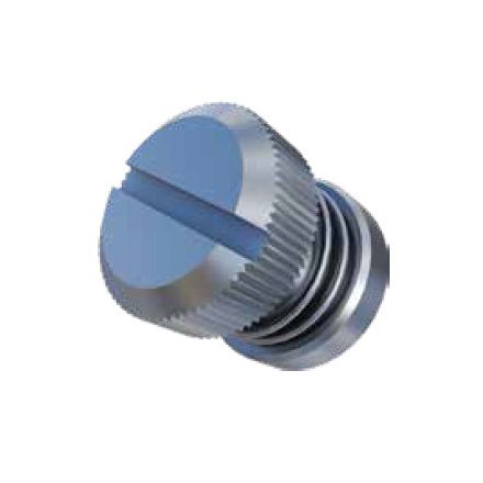 Besajtolható elveszíthetetlen csavar, alacsony kivitel szénacél nikkelezve M3x30