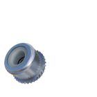 Besajtolható anya, önbiztosító, rozsdamentes acél passziválva M5