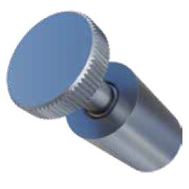 Besajtolható rugós tájolócsap nikelezett szénacél